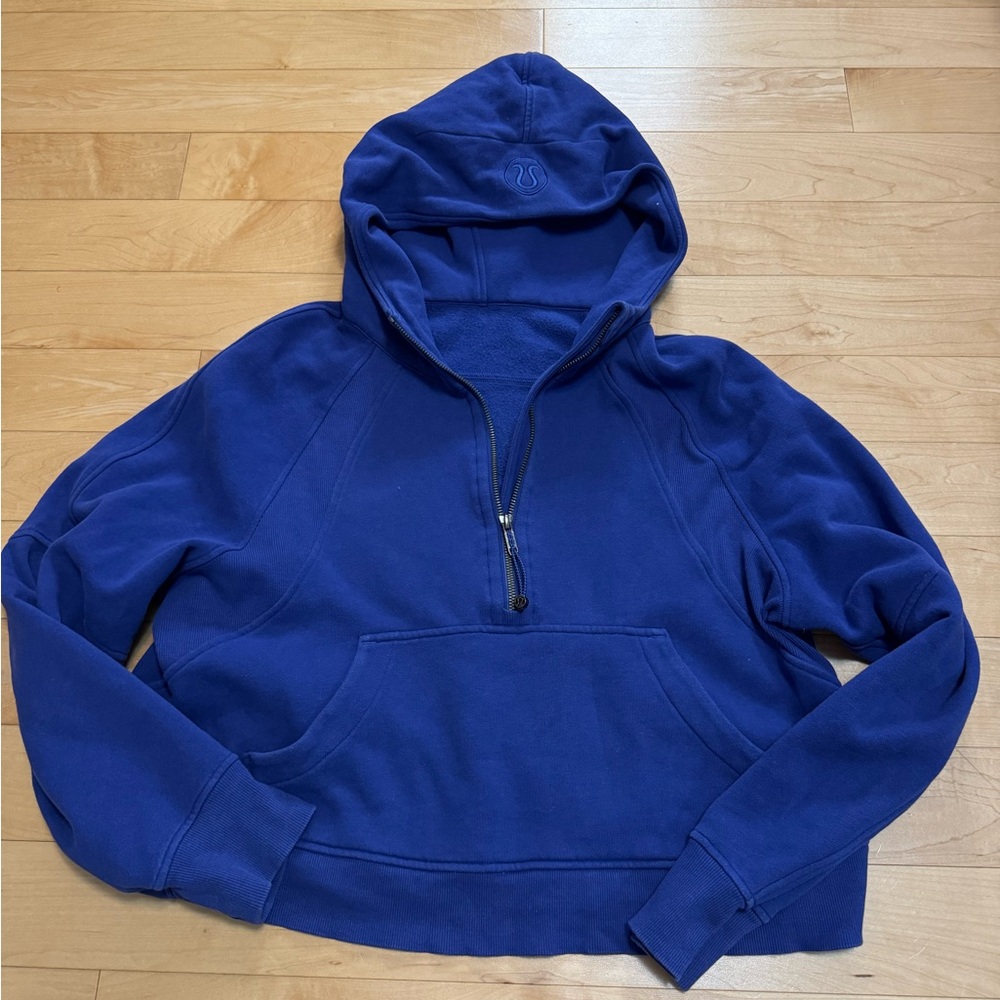 lululemon oversized half zip scuba